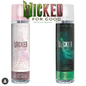 Ariana Grande Wicked For Good Body Mist Duo – Pink & Teal